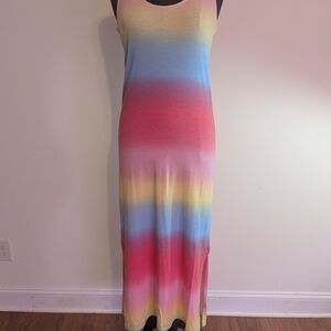 Zenana Outfitters Rainbow Maxi Dress